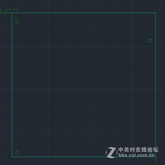 自己做的图纸，8毫米亚克力机箱主板部分