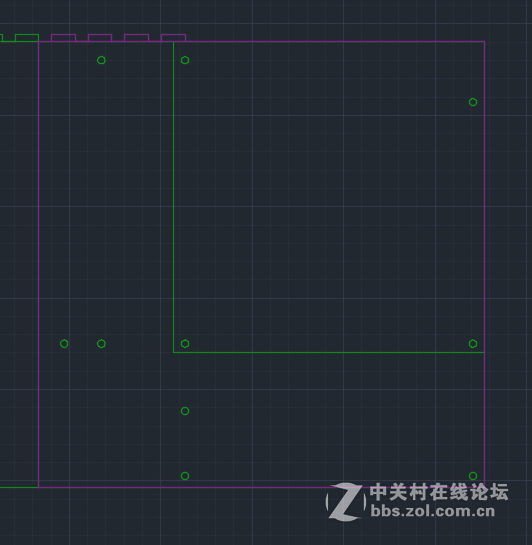 自己做的图纸，8毫米亚克力机箱主板部分