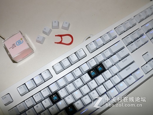 #雷柏机械键盘V510#蓝色妖姬