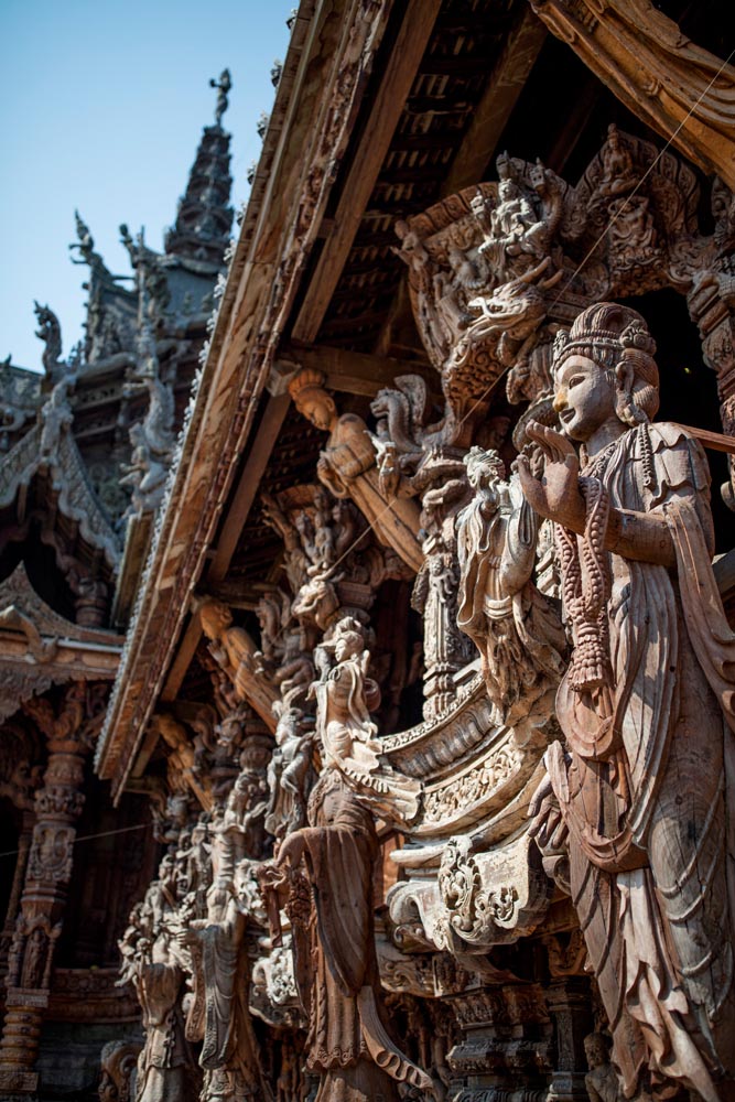 春节泰国-芭提雅神庙