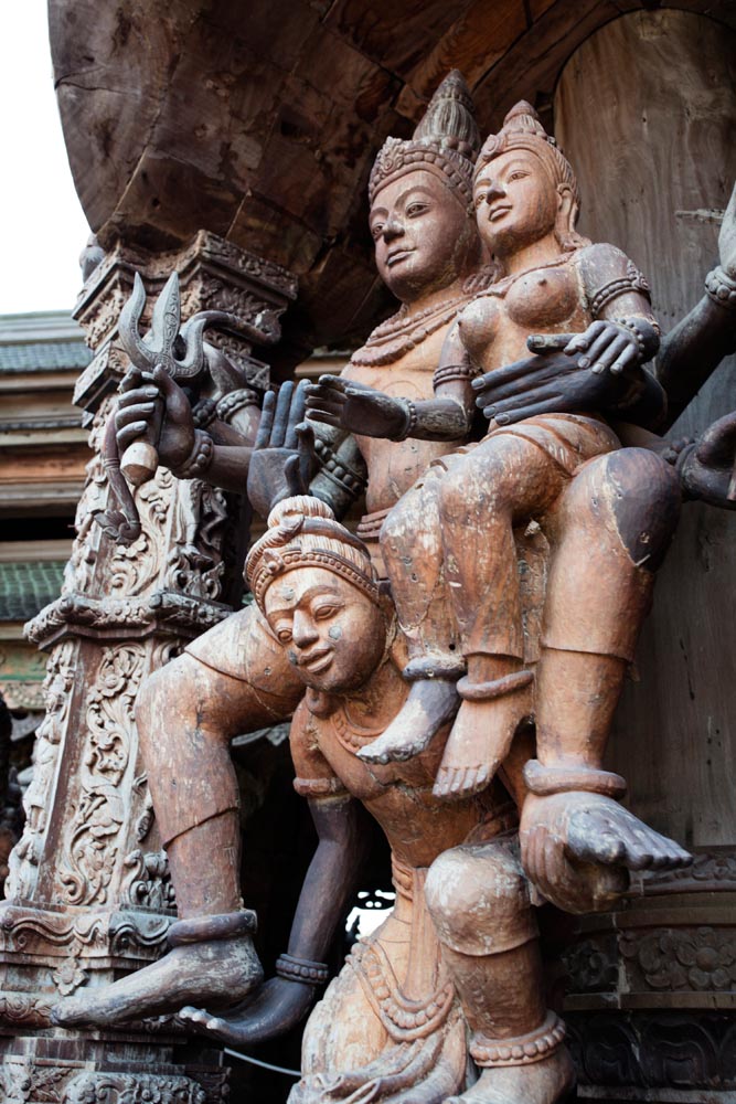 春节泰国-芭提雅神庙