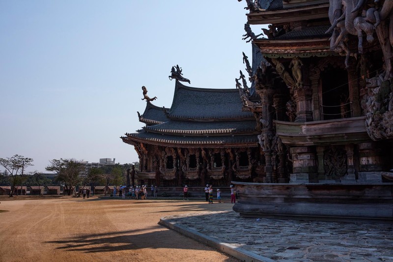 春节泰国-芭提雅神庙