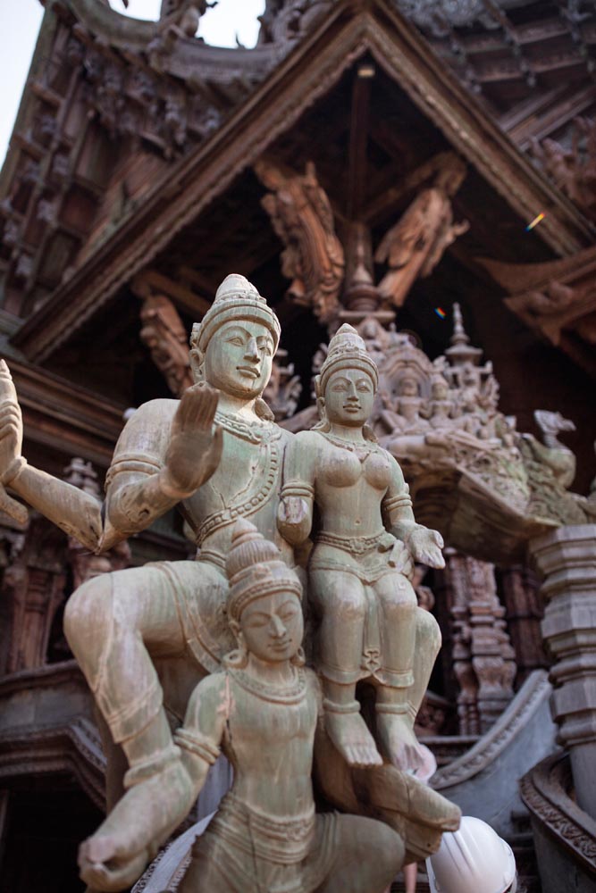 春节泰国-芭提雅神庙