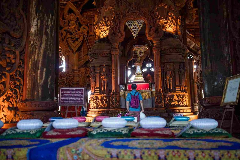 春节泰国-芭提雅神庙