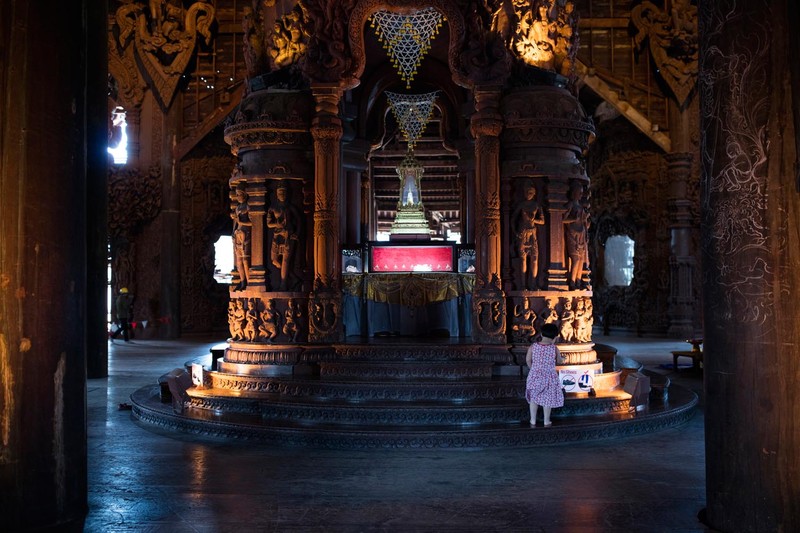 春节泰国-芭提雅神庙