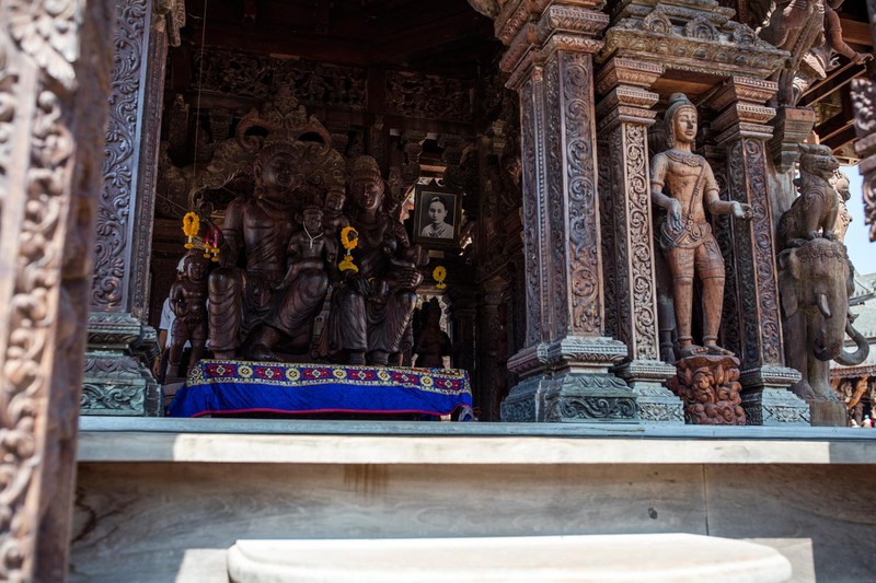 春节泰国-芭提雅神庙