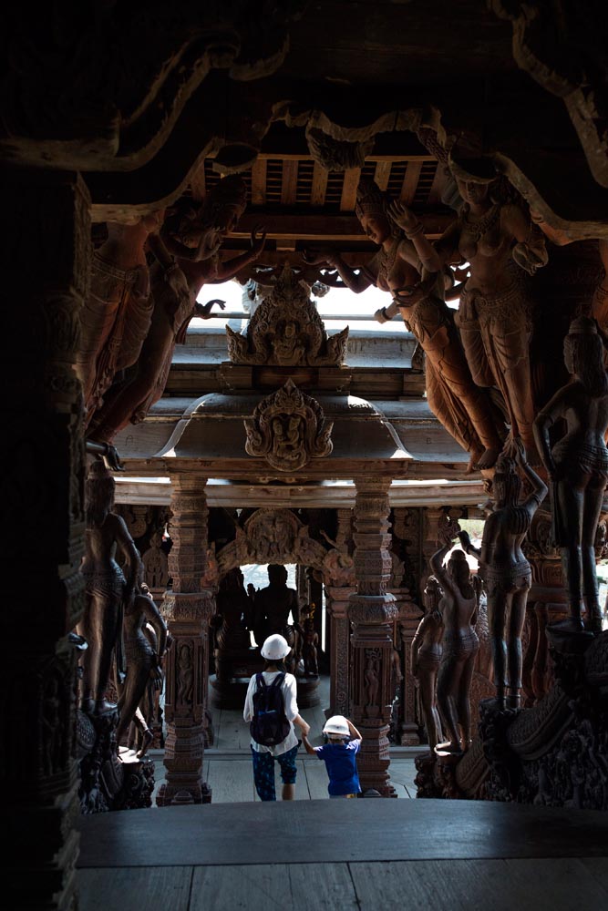 春节泰国-芭提雅神庙