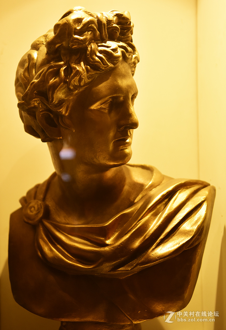 暗光下手持拍博物院里的雕塑像--看看此头的防抖性能