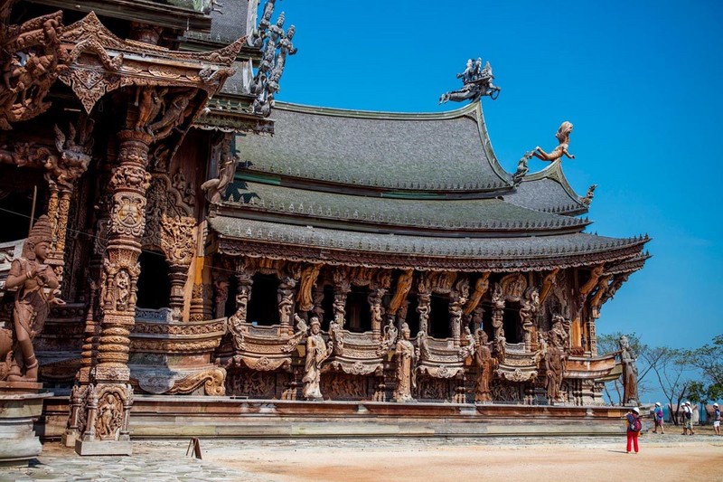 春节泰国-芭提雅神庙