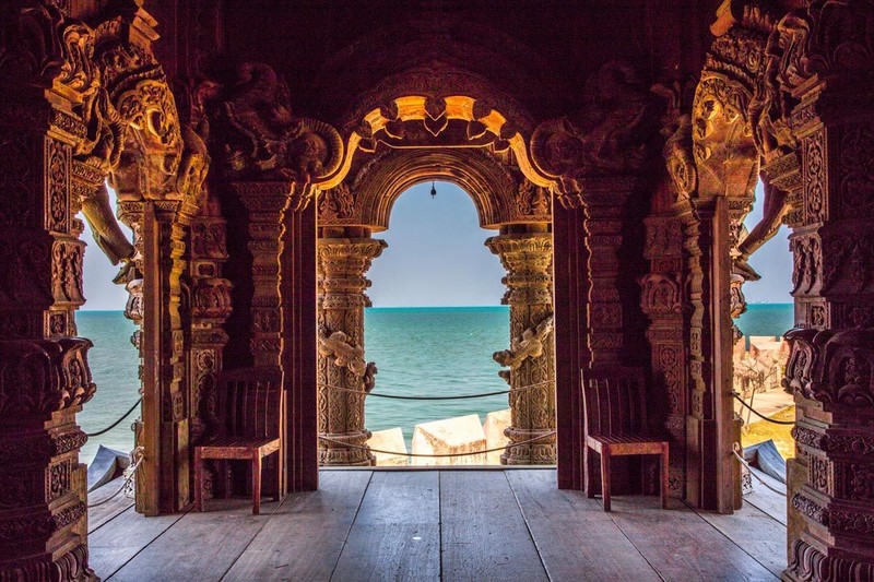 春节泰国-芭提雅神庙