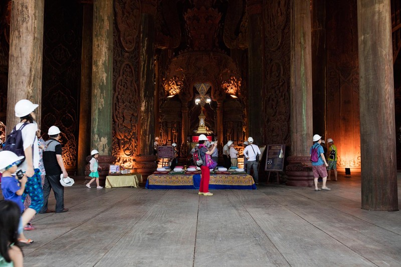 春节泰国-芭提雅神庙