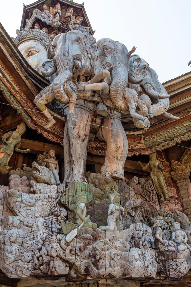 春节泰国-芭提雅神庙