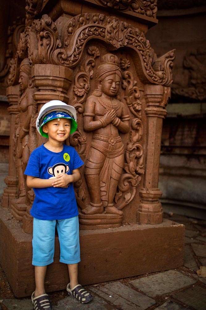 春节泰国-芭提雅神庙