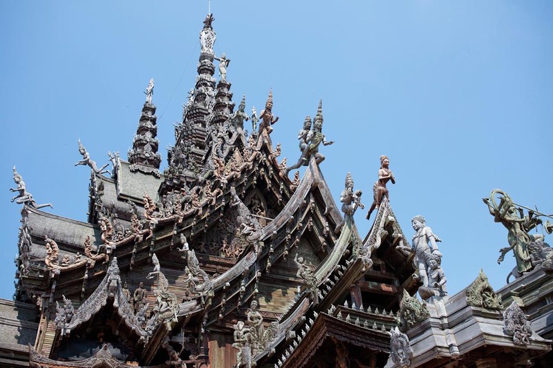 春节泰国-芭提雅神庙