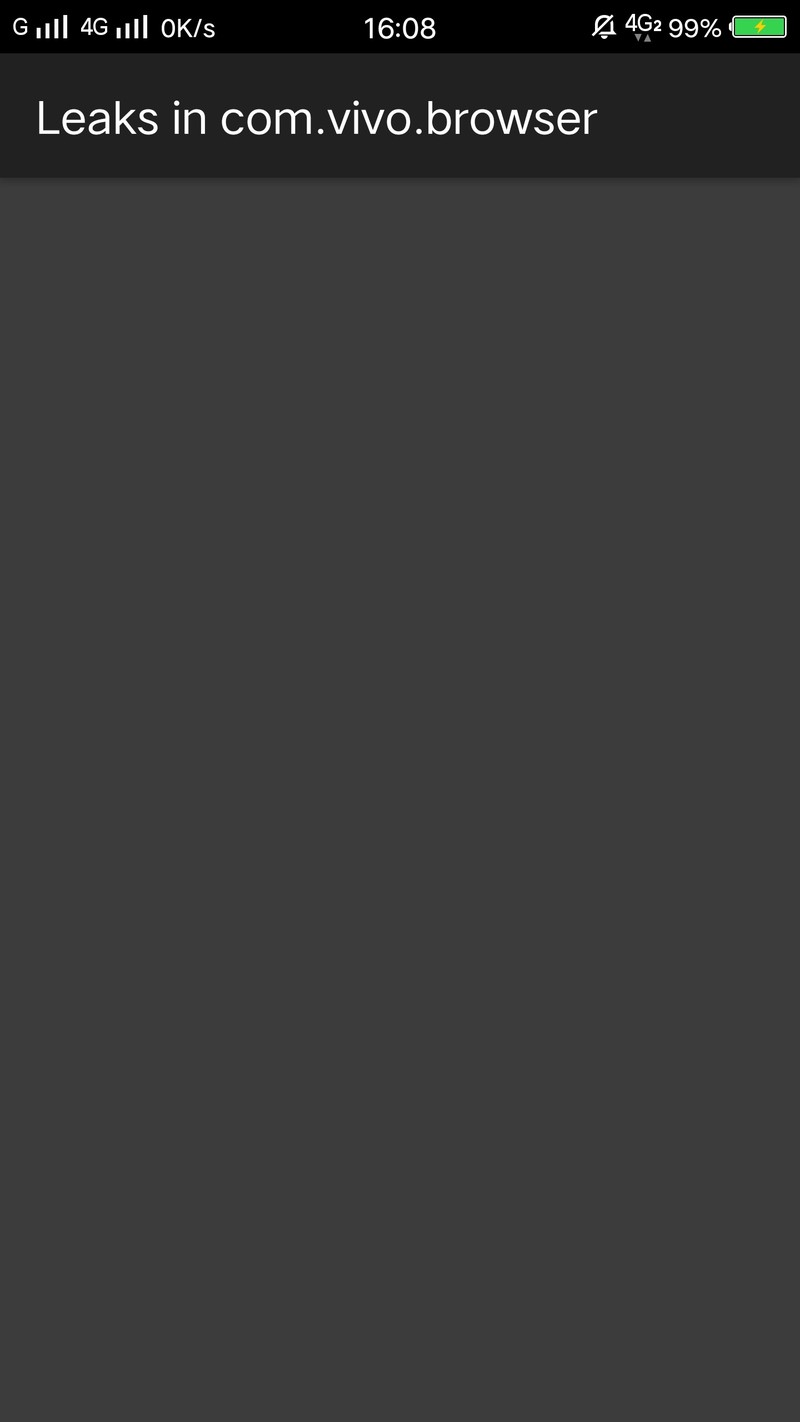 leaks in  com.vivo.browser怎么回事