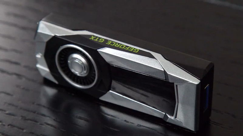 NVIDIA 泰坦皮U盘，信仰值爆棚