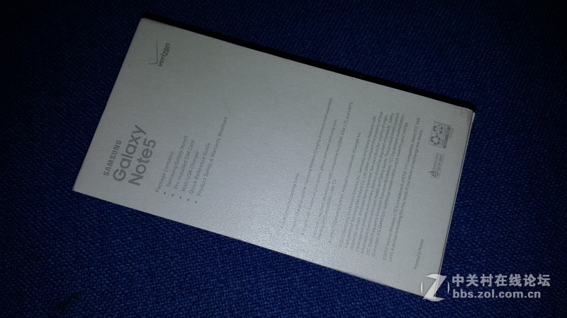 Verzione 星空体育平台Note5包装盒