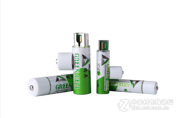 中国电池，绿色环保USB充电电池5号镍氢充电电池AA号通用