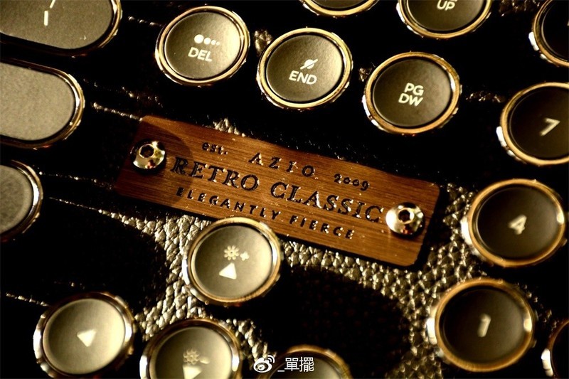 【單擺出品】绝美复古---AZIO RCU ONYX机械键盘分享