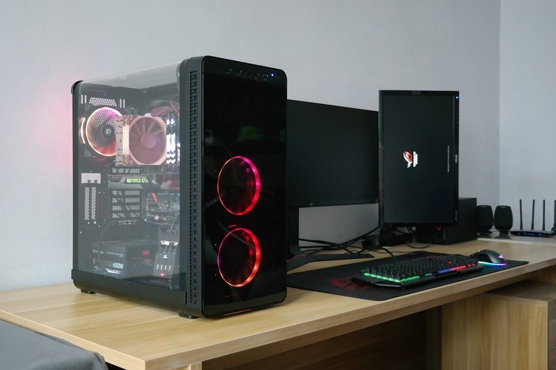 Tt红色警戒高配加强版！TT View 37 RGB开窗机箱装机评测