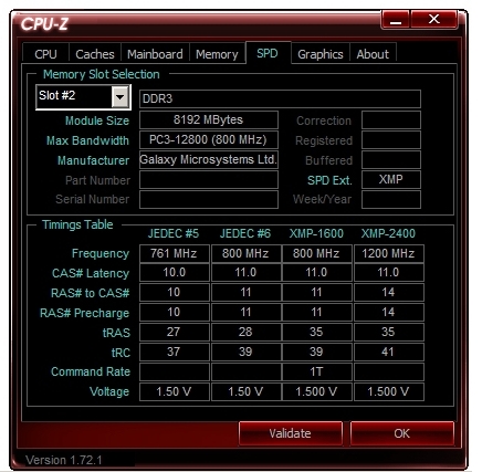 ★DDR3还活着！DDR3-1600默电1.5V飚2400的8G神条再现，海力士BFR颗粒★