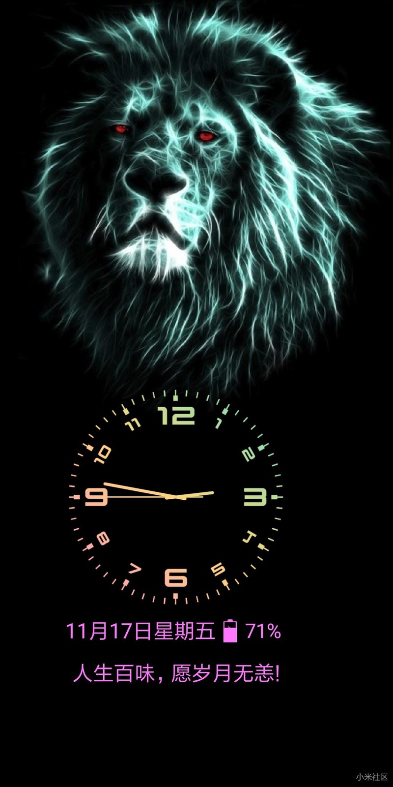 推荐给大家一个息屏时钟软件，漂亮不耗电