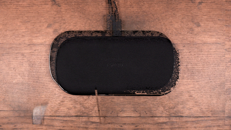 桌面清道夫，维护家庭和谐利器：CHOETECH T535S 5线圈 双座充 无线充电器