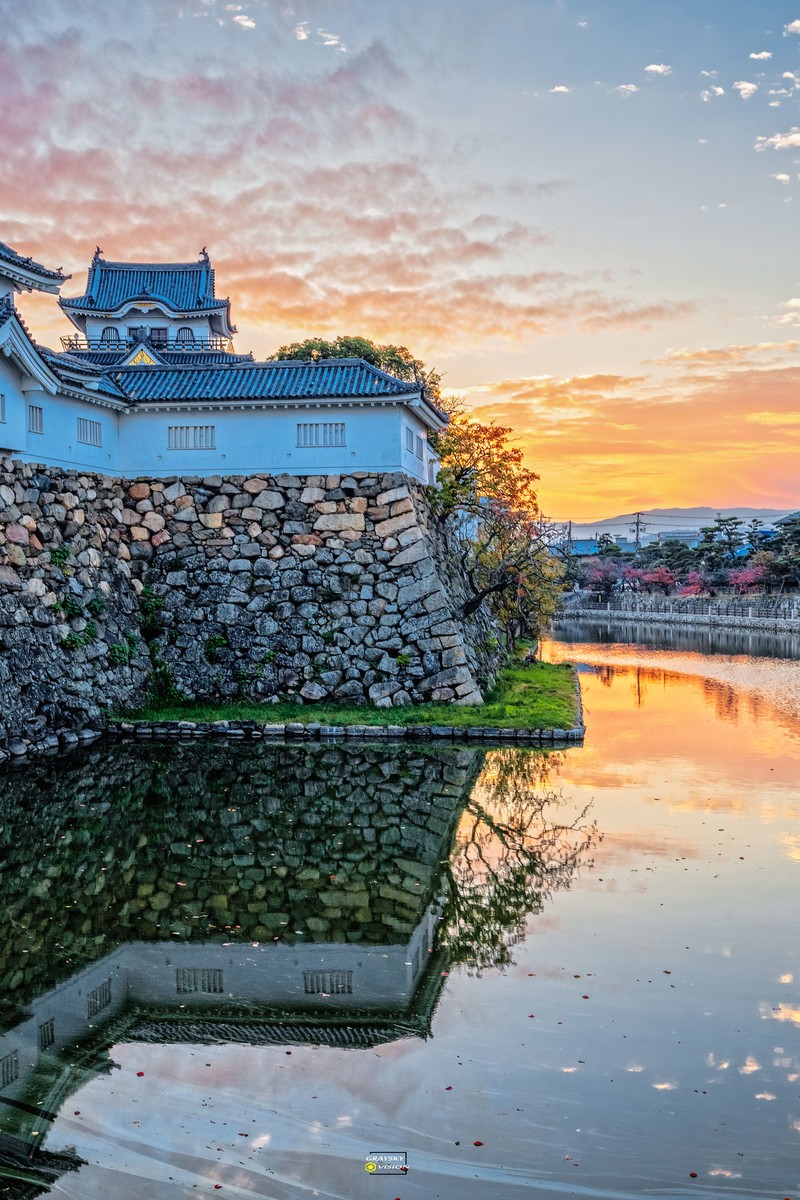 日本旅游岸和田城