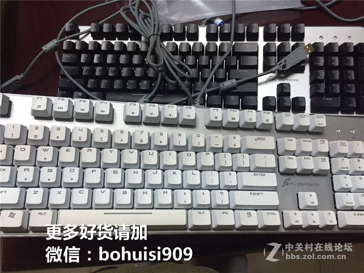 腹灵 GT104纯机械键盘 原厂库存 95-99新，黑轴游戏天使 骨折包邮中~