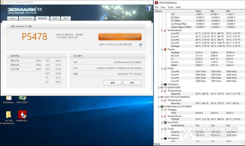 GIGABYTE P16G烧机与游戏测试