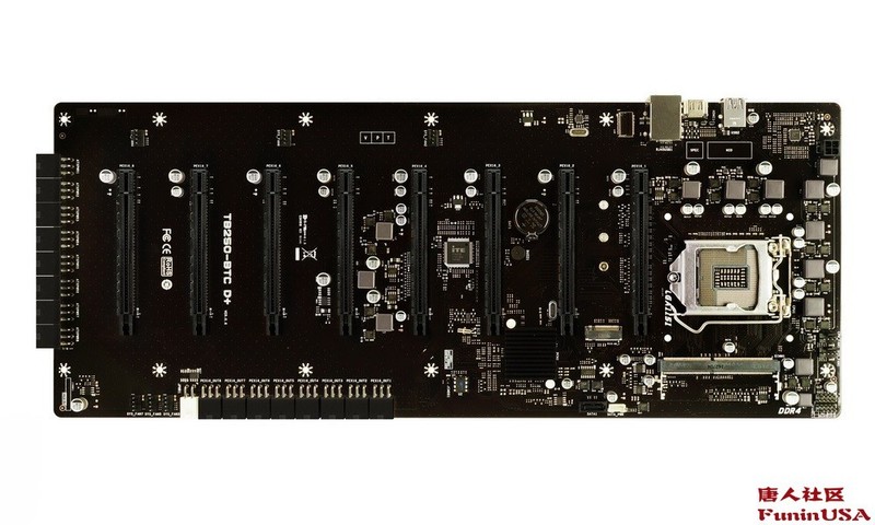 映泰TB250-BTC D+主板 专为矿工设计