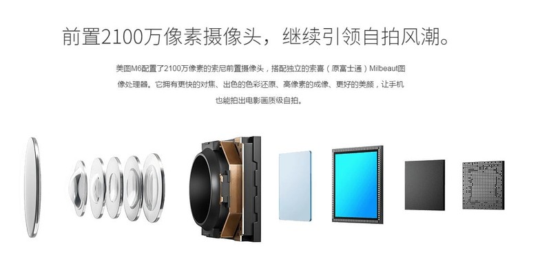 #自拍大明星美图M6#——专业美颜  自拍神器