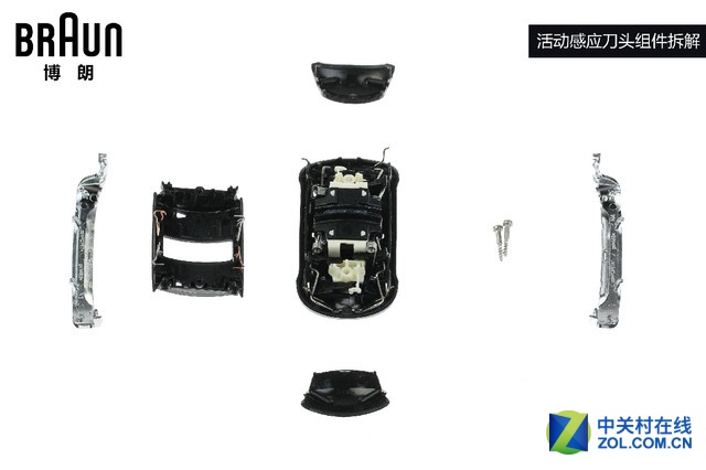 看看博朗9系剃须刀的高清拆解图，辣么高大上~