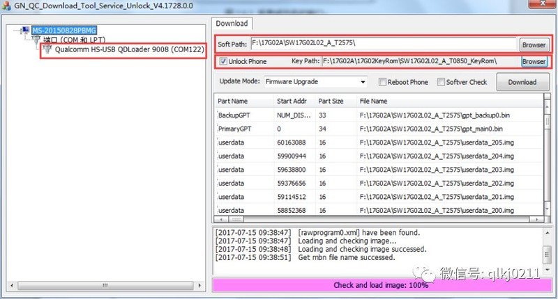 金立S10C、S10CL刷机解锁救砖解账户锁方法