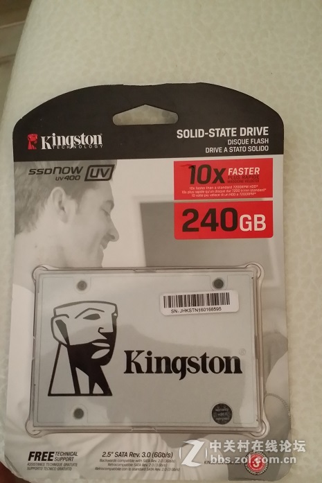 金士顿UV400 240GB SSD入手