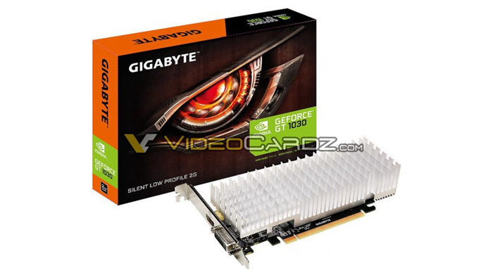 GT 1030齐曝光：娇小玲珑、真·半高刀卡、被动式散热