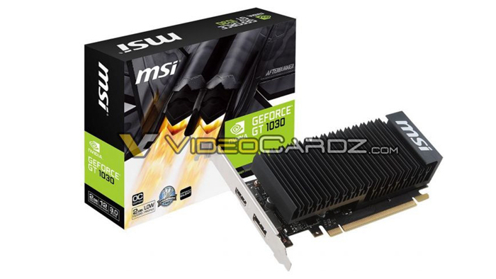 GT 1030齐曝光：娇小玲珑、真·半高刀卡、被动式散热