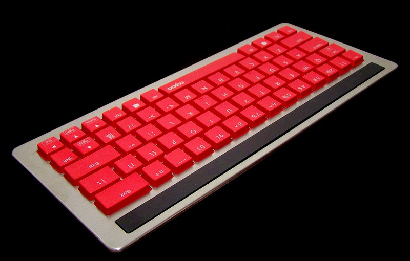 红色黄轴雷柏kx无线机械键盘