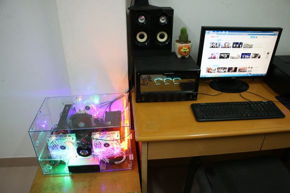 #版主坐堂# 强力围观大神的DIY制作全透明机箱过程