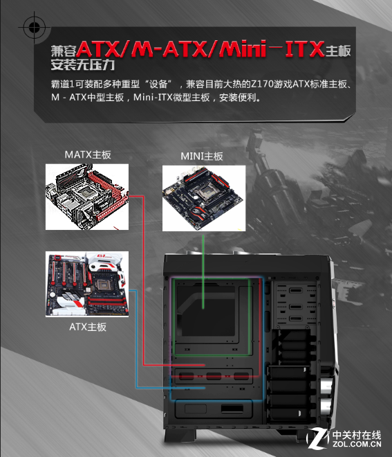 内外都要酷 游戏悍将霸道1机箱拒绝遗憾
