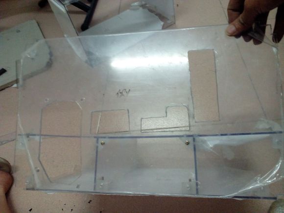 #版主坐堂# 强力围观大神的DIY制作全透明机箱过程