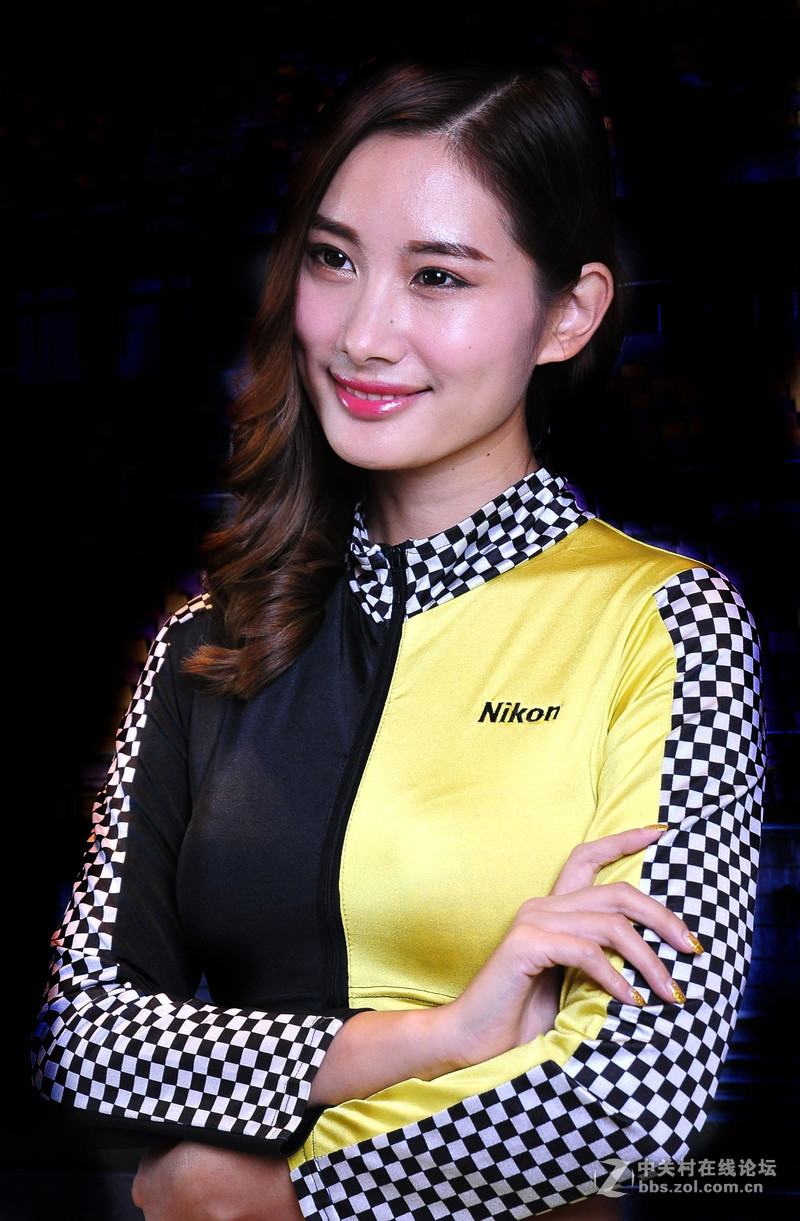 尼康嘉年华上拍模特