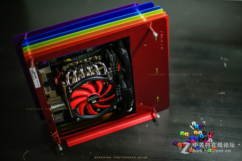 当遇上彩虹，把它变成艺术品，并命名为《永不消失的彩虹》