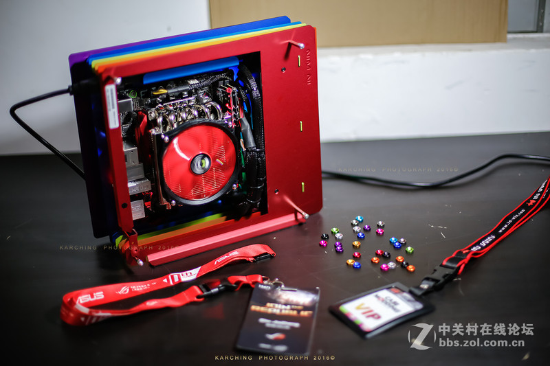 当遇上彩虹，把它变成艺术品，并命名为《永不消失的彩虹》