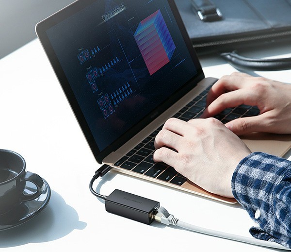 没有网线接口的macbook pro怎么连接有线网络？