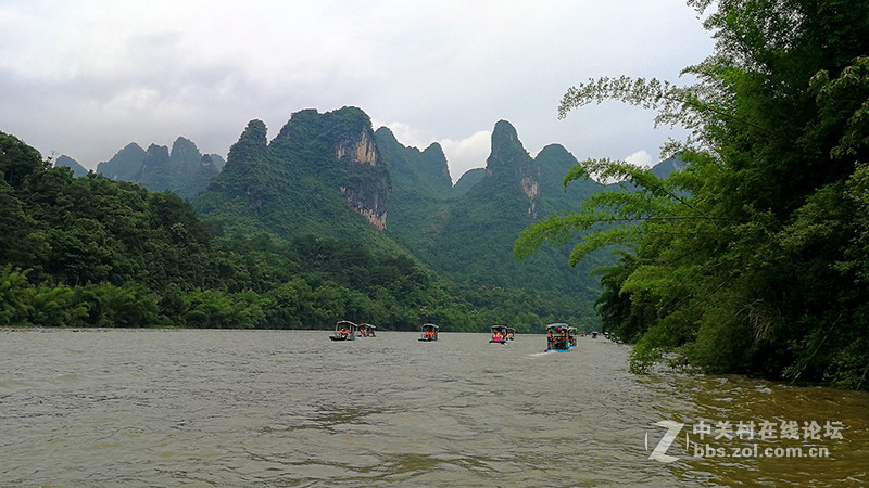 华为P10手机广西旅游照