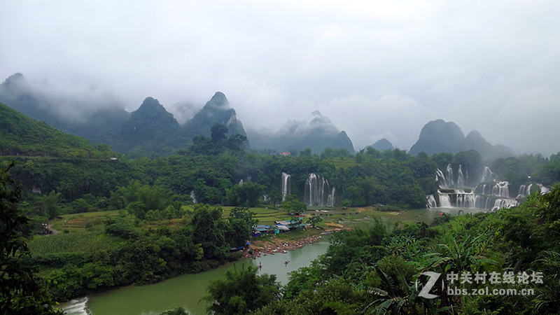 华为P10手机广西旅游照