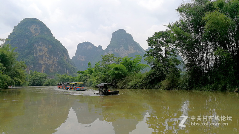 华为P10手机广西旅游照