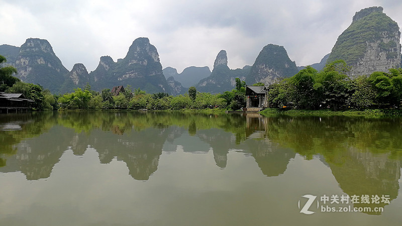 华为P10手机广西旅游照