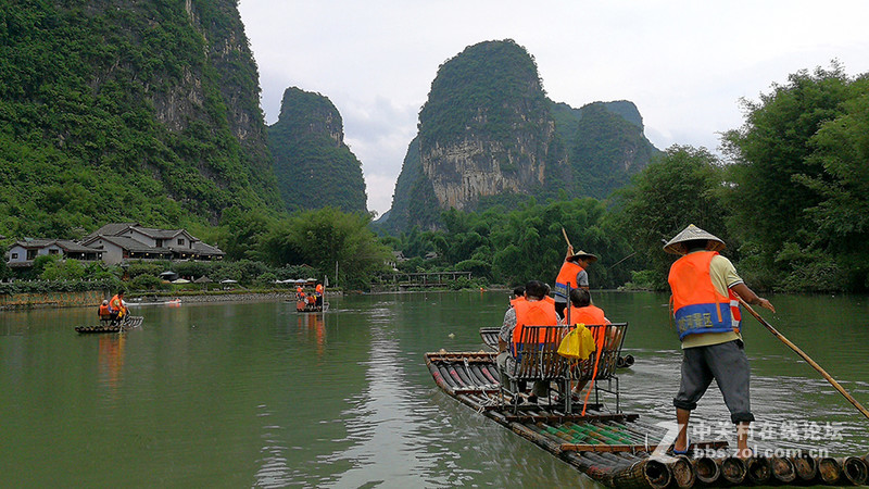 华为P10手机广西旅游照